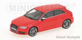 Audi  - 2013 red - 1:43 - Minichamps - 437013020 - mc437013020 | Toms Modelautos