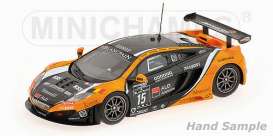 McLaren  - 2012 black/orange - 1:43 - Minichamps - 437121315 - mc437121315 | Toms Modelautos