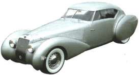 Delage  - 1937 silver - 1:43 - IXO Museum - ixmus054 | Toms Modelautos