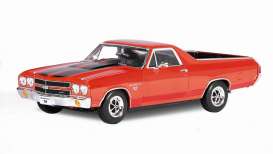 Chevrolet  - 1970 red - 1:18 - Welly - 12543r - welly12543r | Toms Modelautos