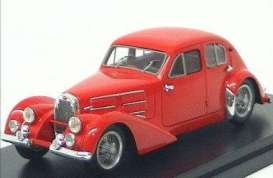 Bugatti  - 1938 red - 1:43 - Luxcar - luxcar001 | Toms Modelautos