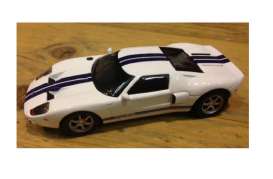 Ford  - GT40 2002 white/blue - 1:43 - Magazine Models - SCfordGT - magSCfordGT | Toms Modelautos