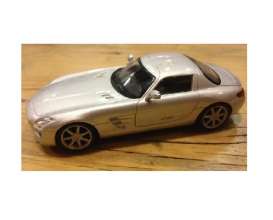 Mercedes Benz  - 2010 silver - 1:43 - Magazine Models - SCmbAMGsls - magSCmbAMGsls | Toms Modelautos