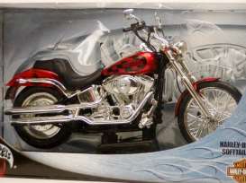 Harley Davidson  - copper/black - 1:10 - Hotwheels - mv29618 - hwmv29618 | Toms Modelautos