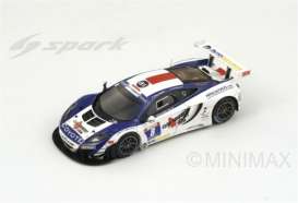 McLaren  - 2013 white/blue - 1:43 - Spark - sf066 - spasf066 | Toms Modelautos