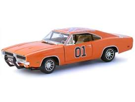 Dodge  - 1969 orange - 1:25 - ERTL - ertl7967 | Toms Modelautos