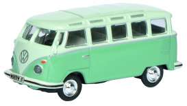 Volkswagen  - turqoise/white - 1:87 - Schuco - 26085 - schuco26085 | Toms Modelautos