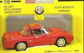 Alfa Romeo  - 1989 red - 1:18 - Jouef - jouef48837 | Toms Modelautos