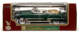 Cadillac  - 1949 green - 1:18 - Yatming - yat92308gn | Toms Modelautos