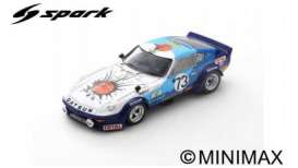Nissan  - 1976 blue/white - 1:43 - Spark - s3582 - spas3582 | Toms Modelautos