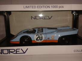 Porsche  - 1970 blue/orange - 1:18 - Norev - 187580B - nor187580B | Toms Modelautos