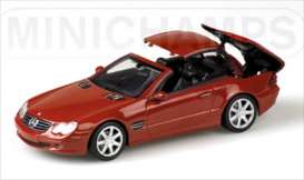 Mercedes Benz  - 2001 metallic red - 1:43 - Minichamps - 400032031 - mc400032031 | Toms Modelautos