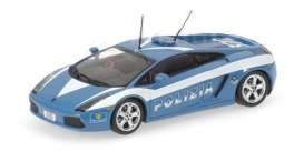 Lamborghini  - blue/white - 1:43 - Minichamps - 400103590 - mc400103590 | Toms Modelautos