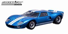 Ford  - 1969 blue/white - 1:43 - GreenLight - 86224 - gl86224 | Toms Modelautos