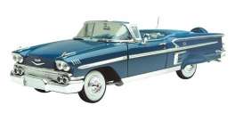 Chevrolet  - 1958 turquoise - 1:18 - Motor Max - 73112t - mmax73112t | Toms Modelautos