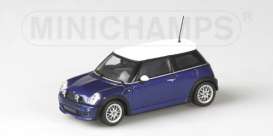 Mini  - 2002 blue - 1:43 - Minichamps - 431138270 - mc431138270 | Toms Modelautos