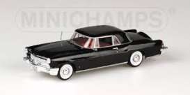 Lincoln  - 1956 black - 1:43 - Minichamps - 400082300 - mc400082300 | Toms Modelautos