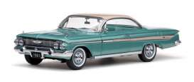 Chevrolet  - 1961 arbor green poly - 1:18 - SunStar - 2105 - sun2105 | Toms Modelautos