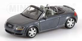 Audi  - 2002 metallic grey - 1:43 - Minichamps - 430017235 - mc430017235 | Toms Modelautos