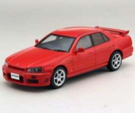 Nissan  - 1998 red - 1:43 - Kyosho - 3251R - kyo3251R | Toms Modelautos