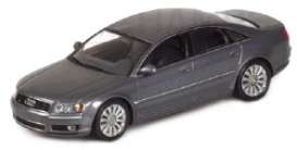 Audi  - 2002 metallic grey - 1:43 - Minichamps - 400011802 - mc400011802 | Toms Modelautos