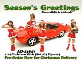 Figures diorama - 2014 red/white - 1:24 - American Diorama - 23847 - ad23847 | Toms Modelautos