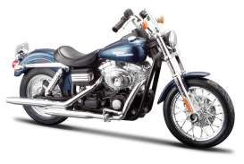 Harley Davidson  - 2006 blue - 1:12 - Maisto - 32325 - mai32325 | Toms Modelautos