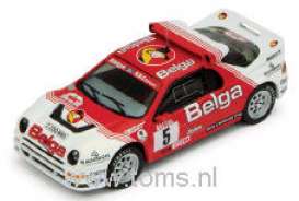 Ford  - 1989 white/red - 1:43 - IXO Models - rac066 - ixrac066 | Toms Modelautos