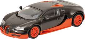 Bugatti  - 2010 carbon/orange - 1:43 - Minichamps - 400110840 - mc400110840 | Toms Modelautos