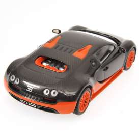 Bugatti  - 2010 carbon/orange - 1:43 - Minichamps - 400110840 - mc400110840 | Toms Modelautos