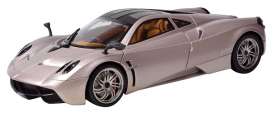 Pagani  - Huayra 2013 grey-gold - 1:18 - Motor Max - 79160gyTDC - mmax79160gd | Toms Modelautos