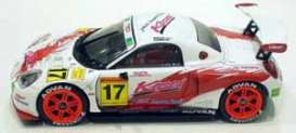 Toyota  - 2002 white/red/orange - 1:43 - Ebbro - ebb43372 | Toms Modelautos