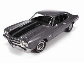 Chevrolet - 1970 grey/black stripes - 1:43 - Auto World - R1135 - AWR1135 | Tom's Modelauto's Chevrolet - 1970 grey/black stripes - 1:43 - Auto World - R1135 - AWR1135 | Tom's Modelauto's