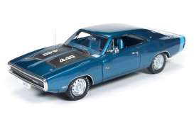 Dodge  - 1970 blue/black - 1:43 - Auto World - R1139 - AWR1139 | Toms Modelautos