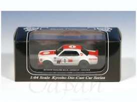 Nissan  - 1973 white/red - 1:64 - Kyosho - 6022F - kyo6022F | Toms Modelautos