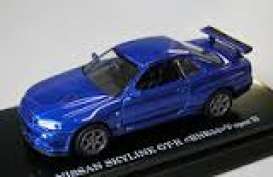 Nissan  - blue - 1:64 - Kyosho - 6084bl - kyo6084bl | Toms Modelautos
