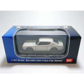 Nissan  - silver - 1:64 - Kyosho - 6031S - kyo6031S | Toms Modelautos