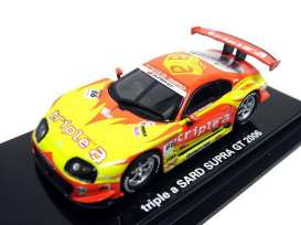 Toyota  - 2006 yellow/orange - 1:64 - Kyosho - 6501B - kyo6501B | Toms Modelautos