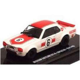 Nissan  - 1973 white/red - 1:64 - Kyosho - 6022C - kyo6022C | Toms Modelautos