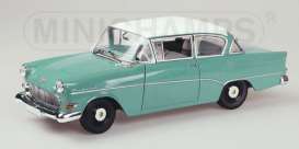 Opel  - 1958 turquise - 1:18 - Minichamps - 180043200 - mc180043200 | Toms Modelautos