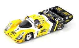 Porsche  - 1985 yellow/black/white - 1:43 - Spark - S0991 - spaS0991 | Toms Modelautos