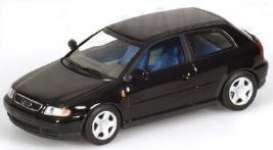 Audi  - 1996 black - 1:43 - Minichamps - 430015104 - mc430015104 | Toms Modelautos