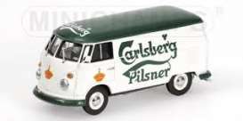 Volkswagen  - 1963 white/green - 1:43 - Minichamps - 430052209 - mc430052209 | Toms Modelautos