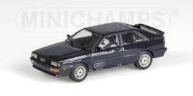 Audi  - 1981 blue - 1:43 - Minichamps - 430019425 - mc430019425 | Toms Modelautos