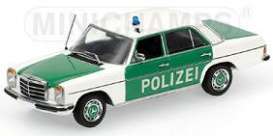 Mercedes Benz  - 1973 green/white - 1:43 - Minichamps - 400034090 - mc400034090 | Toms Modelautos