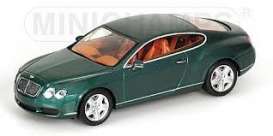 Bentley  - 2003 metallic green - 1:43 - Minichamps - 436139024 - mc436139024 | Toms Modelautos