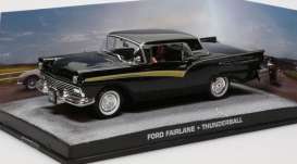 Ford  - black - 1:43 - Magazine Models - JBFairlane-H - magJBFairlane-H | Toms Modelautos