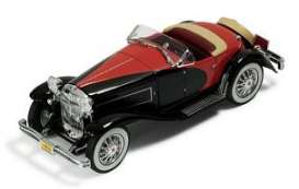 Duesenberg  - 1933 black/red - 1:43 - IXO Models - mus006 - ixmus006 | Toms Modelautos