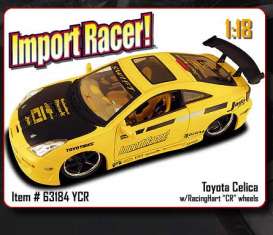 Toyota  - 2002 yellow - 1:18 - Jada Toys - 63184y - jada63184y | Toms Modelautos