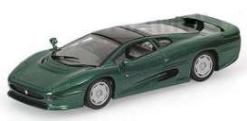 Jaguar  - 1991 metallic green - 1:43 - Minichamps - 430102224 - mc430102224 | Toms Modelautos